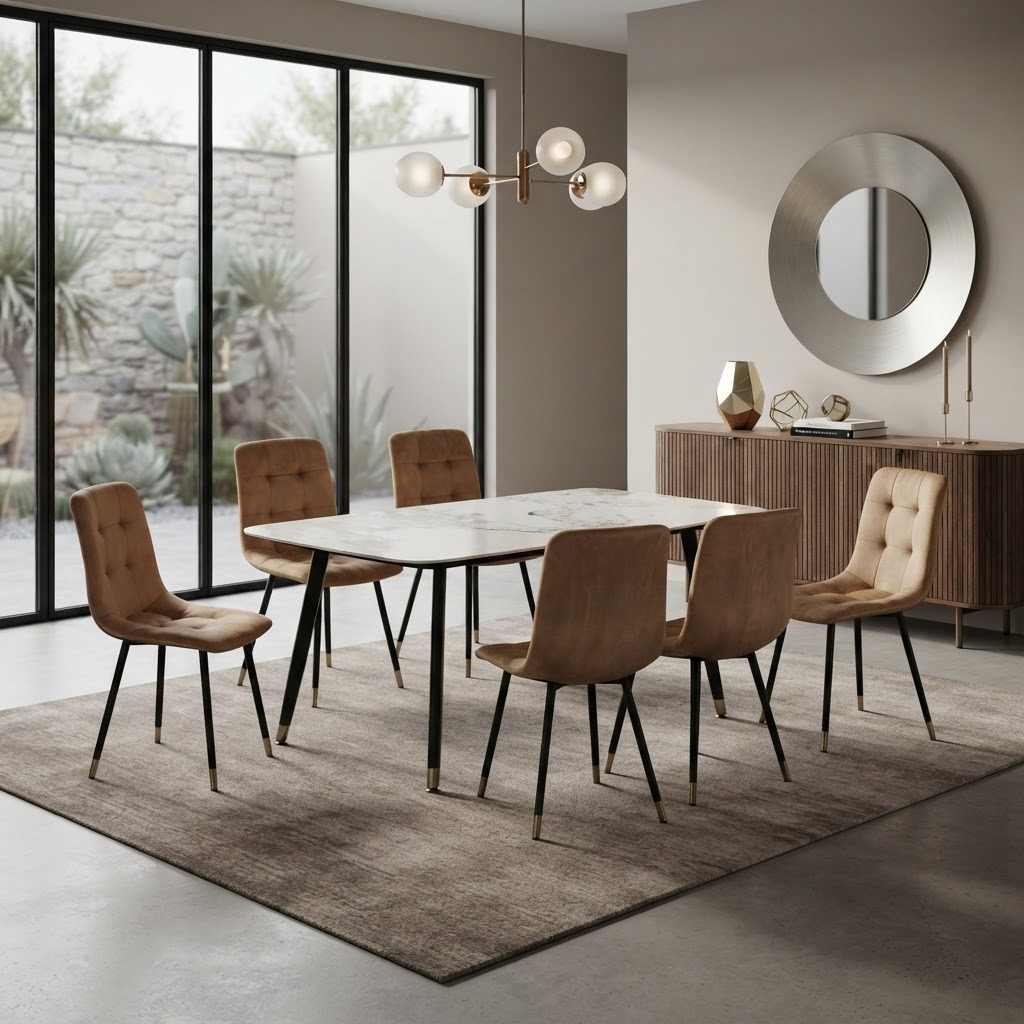 TONARA CASA - sintered stone dining table manufacturer China - TC-072 - OEM ODM furniture manufacturer Tianjin China