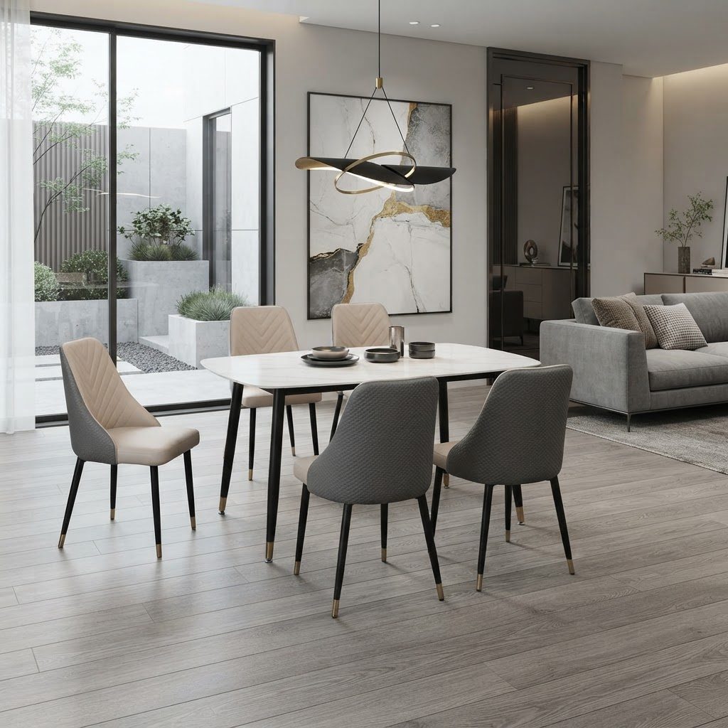 TONARA CASA - sintered stone dining table manufacturer China - TC-081 - OEM ODM furniture manufacturer Tianjin China