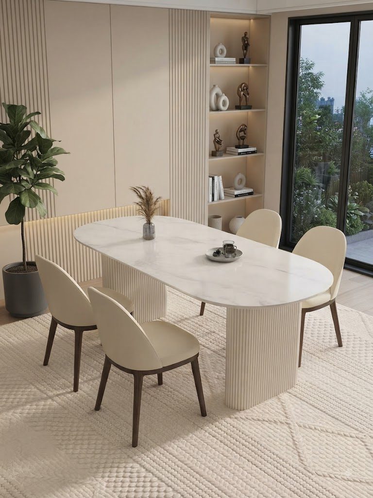 TONARA CASA - sintered stone dining table manufacturer China - TC-144 - OEM ODM furniture manufacturer Tianjin China