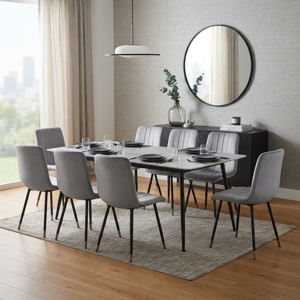 TONARA CASA - sintered stone dining table manufacturer China - TC-174 - OEM ODM furniture manufacturer Tianjin China